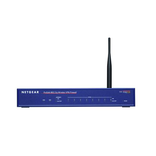 FVG318UK NetGear ProSafe 802.11 Wireless VPN Firewall 8 With 8-Ports 10/100Mbps Switch (Refurbished)