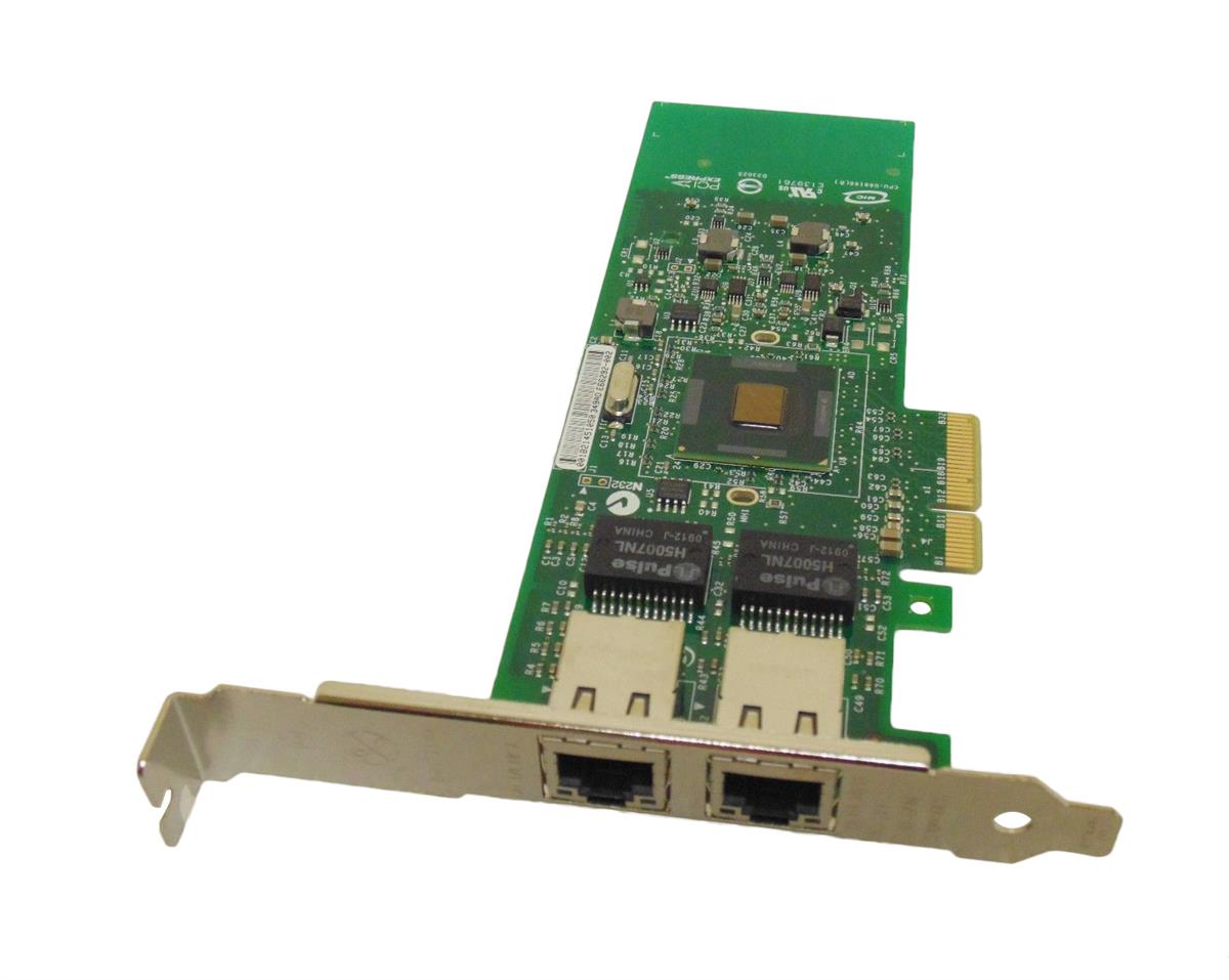 G174P Dell Intel Pro 1000 PT Dual-Ports 1Gbps PCI Express Gigabit Network Interface Card