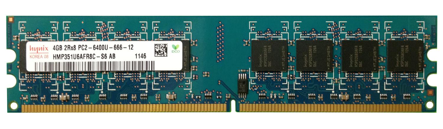 HMP351U6AFR8C-S6 Hynix 4GB DDR2 PC6400 Memory