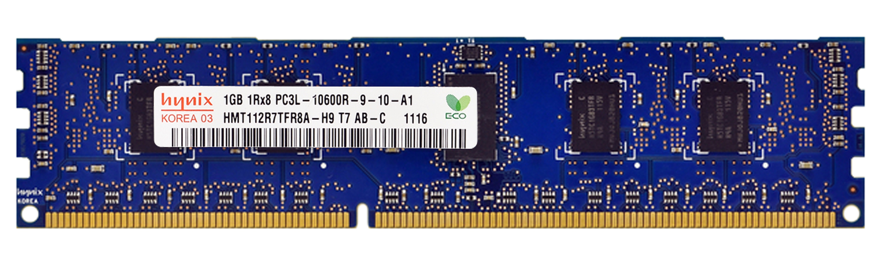 3D-13D337R14477LP-1G 1GB Module DDR3 PC3-10600 CL=9 Registered ECC w/Parity DDR3-1333 Single Rank Low Power 1.35V 128Meg x 72 for IBM Corp. System x3250 M3 425142U 44T1480; 44T1490; FRU 40W3001; 44T1470