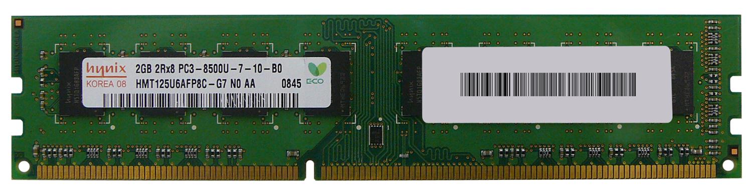 HMT125U6AFP8C-G7N0 AA Hynix 2GB DDR3 PC8500 Memory