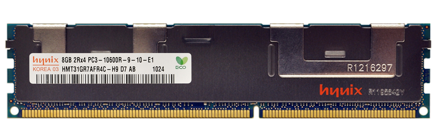 HMT31GR7AFR4C-H9D7 Hynix 8GB PC3-10600 DDR3-1333MHz ECC Registered CL9 240-Pin DIMM Dual Rank Memory Module