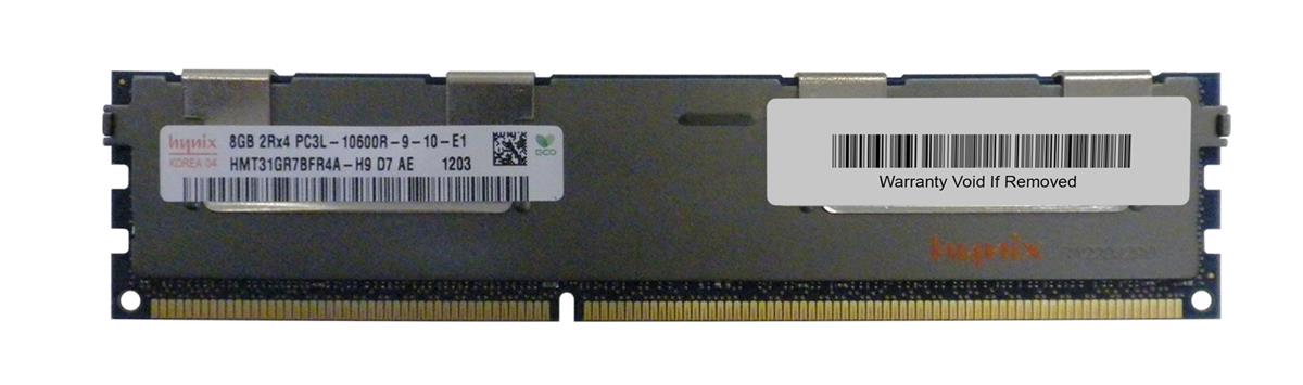 HMT31GR7BFR4A-H9TAE Hynix 8GB PC3-10600 DDR3-1333MHz ECC Registered CL9 240-Pin DIMM 1.35v Low Voltage Dual Rank Memory Module