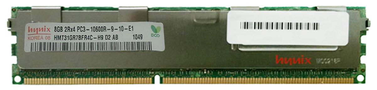 HMT31GR7BFR4C-H9D2 Hynix 8GB PC3-10600 DDR3-1333MHz ECC Registered CL9 240-Pin DIMM Dual Rank Memory Module