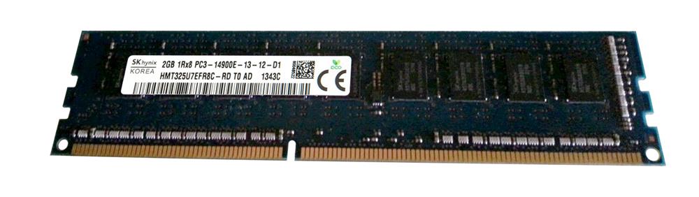 HMT325U7EFR8C-RDT0-AD Hynix 2GB PC3-14900 DDR3-1866MHz ECC Unbuffered CL13 240-Pin DIMM Single Rank Memory Module