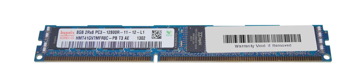 HMT41GV7MFR8C-PB Hynix 8GB PC3-12800 DDR3-1600MHz ECC Registered CL11 240-Pin DIMM Very Low Profile (VLP) Dual Rank Memory Module