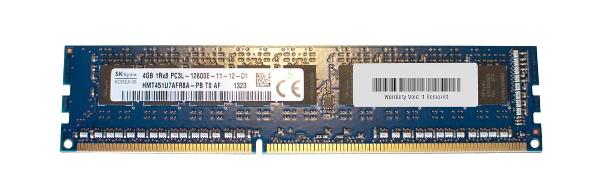 3D-14D391N727168-4G 4GB Module DDR3 PC3-12800 CL=11 ECC Unbuffered DDR3-1600 Single Rank, x8 Low Voltage 1.35V 512Meg x 72 for ASUS P9D-MV Motherboard n/a