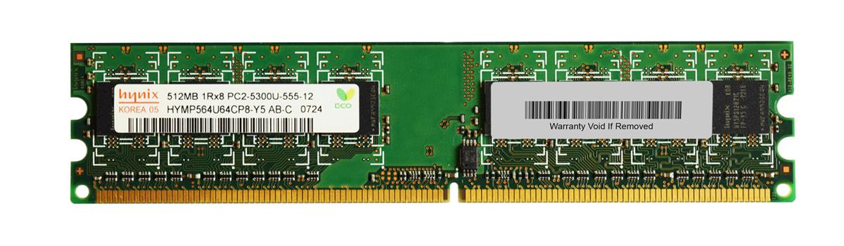 3D-13D245N647450-512M 512MB Module DDR2 PC2-5300 CL=5 non-ECC Unbuffered DDR2-667 1.8V 64Meg x 64 for Acer Power F3 Series LC.DDR00.006