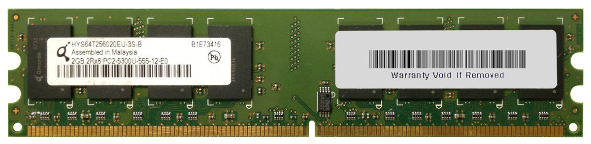 HYS64T256020EU-3S-B Qimonda 2GB DDR2 PC5300 Memory