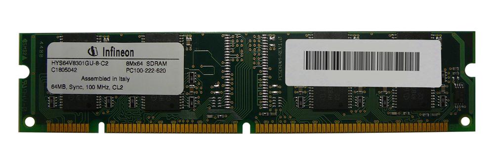 SNYPC136932PE Edge Memory 64MB PC100 100MHz non-ECC Unbuffered CL2 168-Pin DIMM Memory Module for Sony Vaio PCVE302 314DS PCVL400