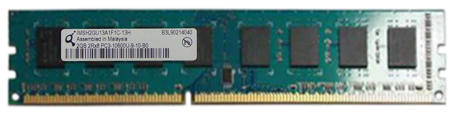 IMSH2GU13A1F1C-13H Qimonda 2GB PC3-10600 DDR3-1333MHz non-ECC Unbuffered CL9 240-Pin DIMM Dual Rank Memory Module