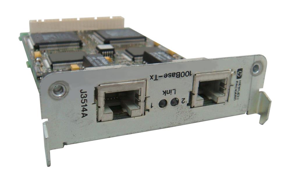 J3514AN HP Dual-Ports RJ-45 100Mbps 10Base-TX/100Base-T Fast Ethernet PCI Express Network Adapter