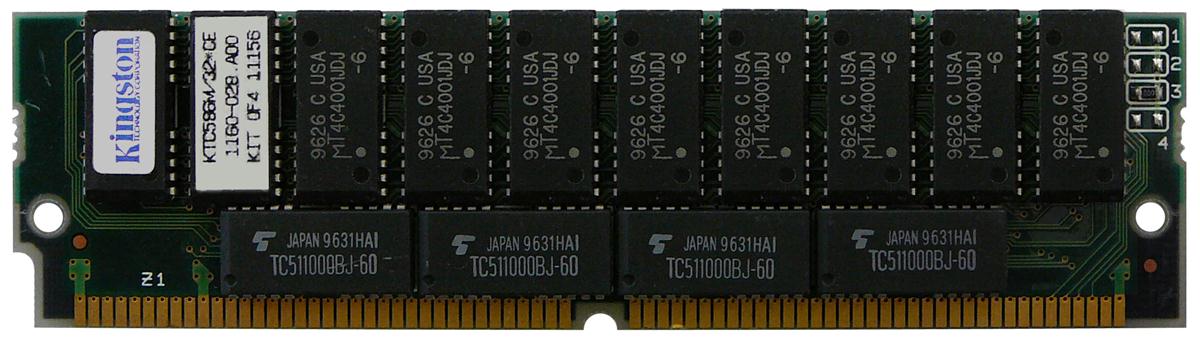 KTC586M/32 Kingston 32MB Kit (2 X 16MB) For Compaq DeskPro 5/66M