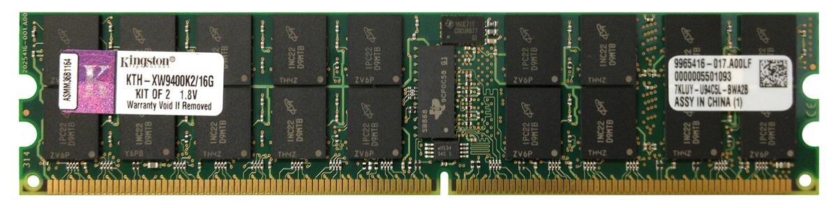 KTH-XW9400K2/16G Kingston 16GB DDR2 PC5300 Memory