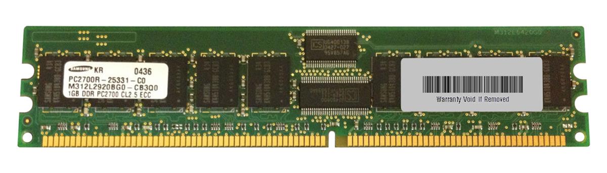 3D-14D321R0117-1G 1GB Module DDR PC2700 CL=2.5 Registered ECC DDR333 2.5V 128Meg x 72 for SuperMicro SuperServer 6014A-8B (SYS-6014A-8B) n/a