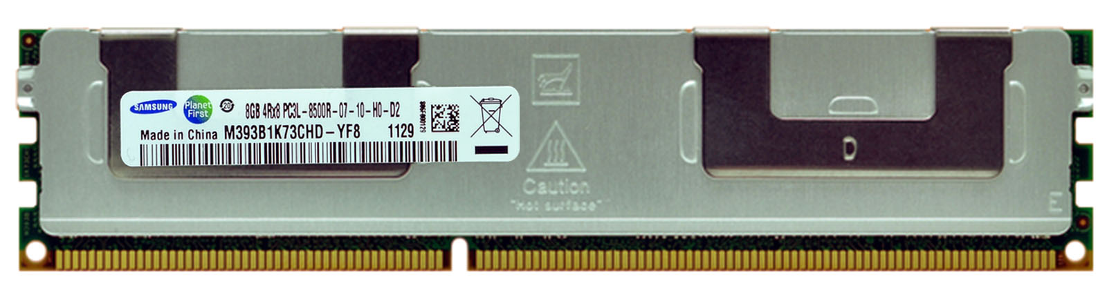 3D-14D321R2773-8G 8GB Module DDR3 PC3-8500 CL=7 Registered ECC w/Parity DDR3-1066 Quad Rank, x8 Low Voltage 1.35V 1024Meg x 72 for Asus ESC4000/FDR G2 Server n/a