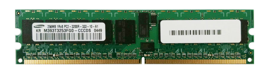 3D-33D233R12-256M 256MB Module DDR2 PC3200 CL=3 DDR400 1.8V Reg 32Meg x 72 for SuperMicro SuperServer 7044H-X8R (SYS-7044H-X8R) n/a