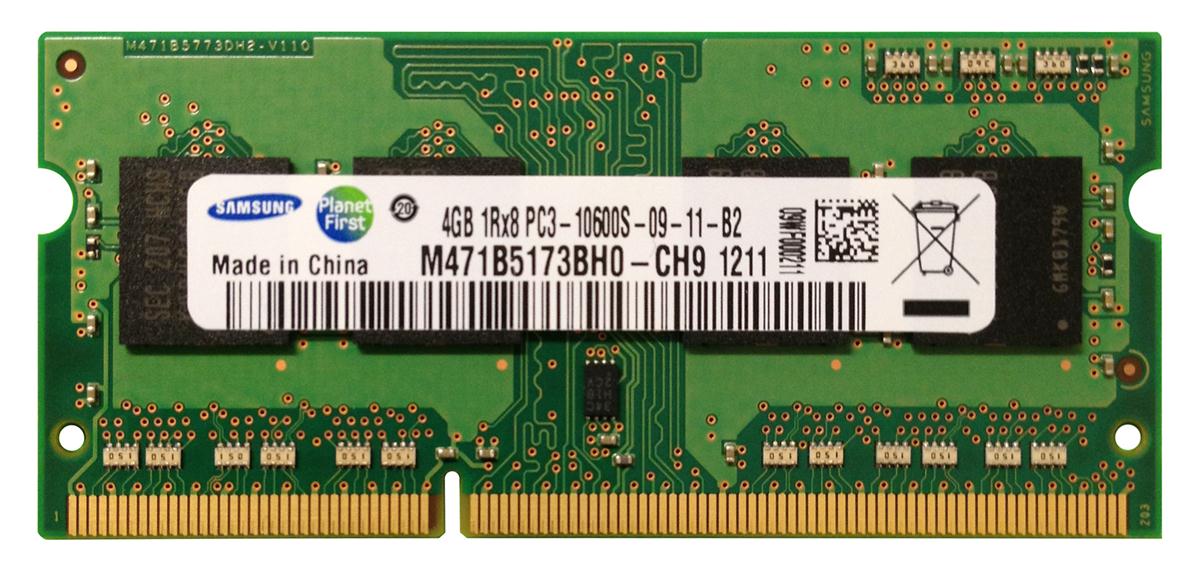 M471B5173BH0-CH9 Samsung 4GB SoDimm PC10600 Memory