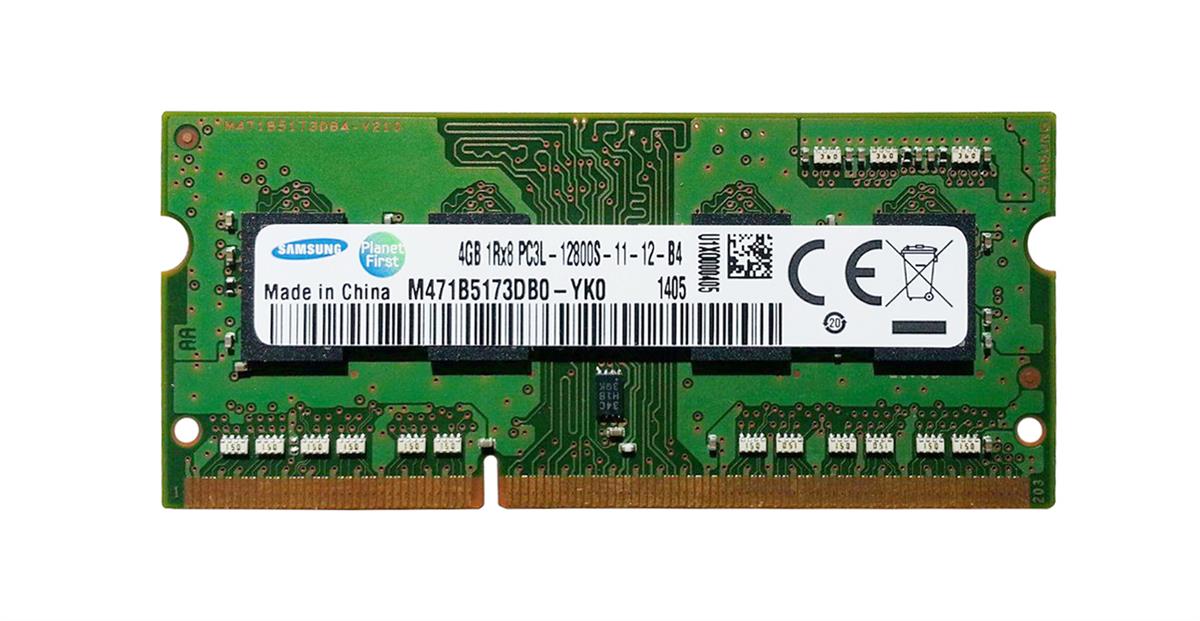 M471B5173DB0-YK0 Samsung 4GB SoDimm PC12800 Memory