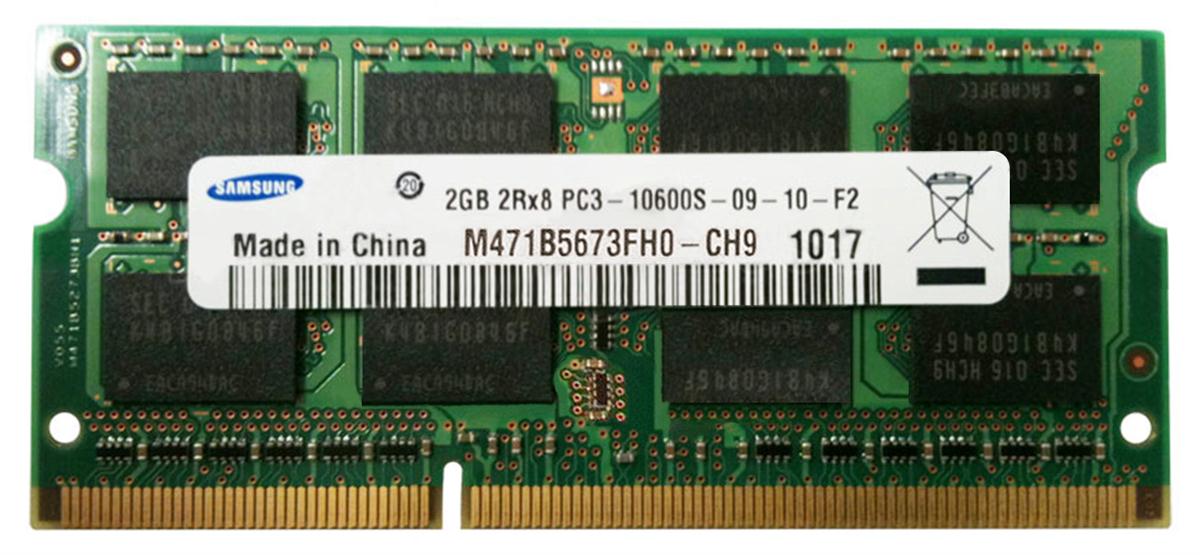 M471B5673FH0-CH9 Samsung 2GB SoDimm PC10600 Memory
