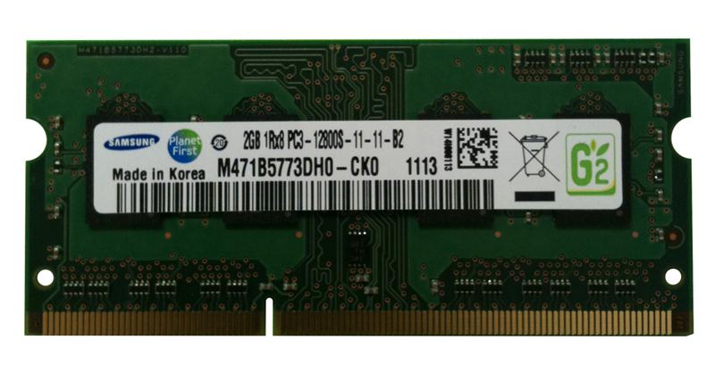 M471B5773DH0-CK0 Samsung 2GB SoDimm PC12800 Memory
