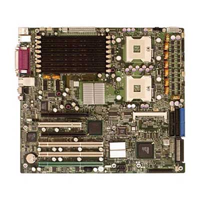 MBD-X6DAE-G2-O SuperMicro X6DAE-G2 Dual Socket FC-mPGA4 Intel E7525 Chipset Intel Xeon Processors Support DDR2 8x DIMM 2x SATA Extended-ATX Server Motherboard (Refurbished)
