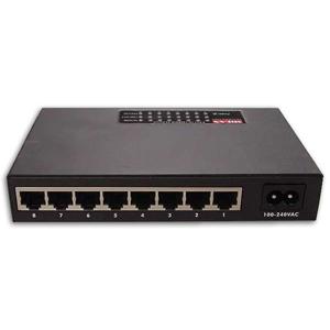MIL-S800i Transition 8-Ports 10/100Base-TX Micro Ethernet Switch with Internal Power Supply (Refurbished)