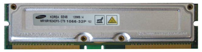 10.93636 Samsung 256MB 1066MHz Non-ECC RDRAM Kit For Asus P4T533-C
