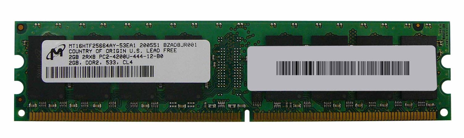 3D-13D243N649199-2G 2GB Module DDR2 PC2-4200 CL=4 non-ECC Unbuffered DDR2-533 1.8V 256Meg x 64 for Biostar G41 DVI Motherboard n/a