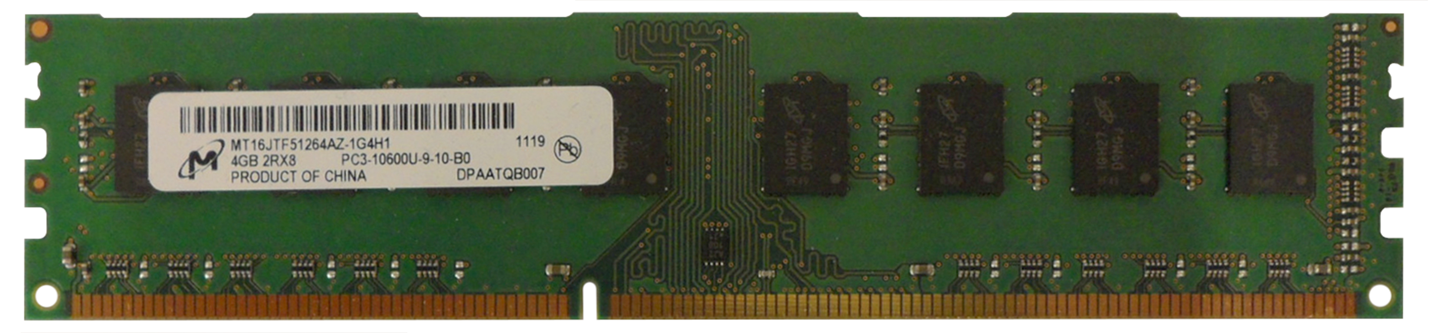 MT16JTF51264AZ-1G4H1 Micron 4GB DDR3 PC10600 Memory