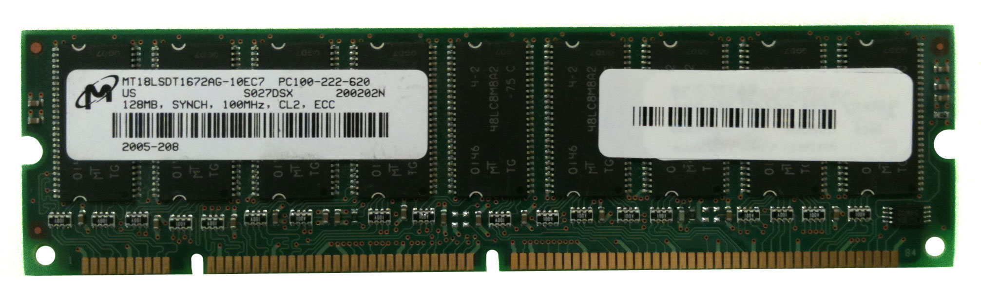 10.76098 128MB ECC PC100 Module For Tyan Tiger 100 (S1832) n/a