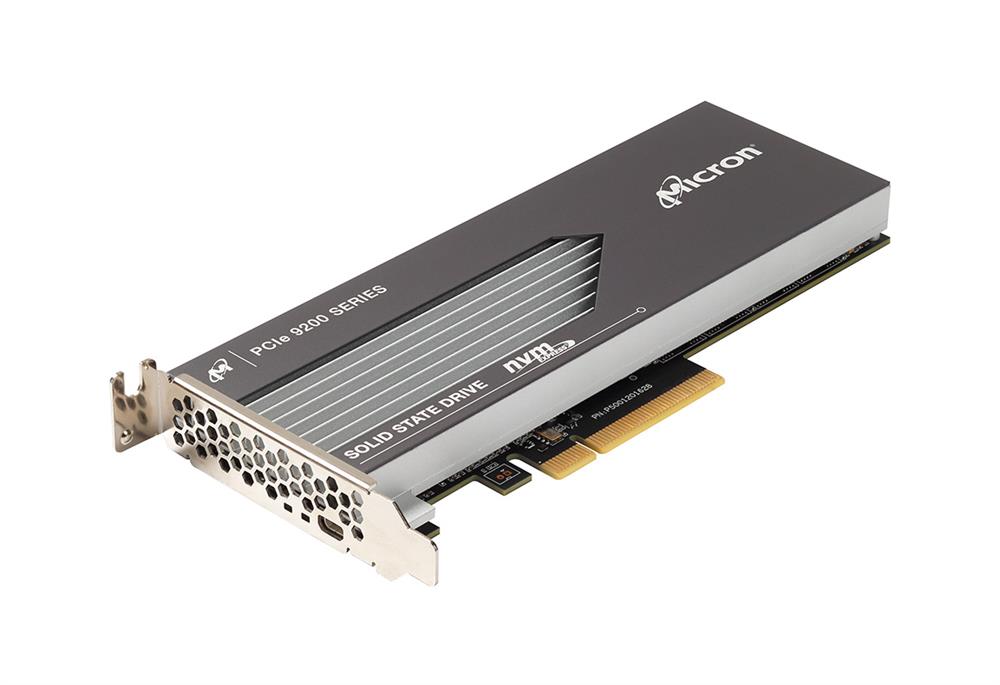 MTFDHAR3T2TCU1AR1ZABYY Micron 9200 MAX 3.2TB TLC PCI Express 3.0 x8 NVMe Write Intensive (PLP) HH-HL Add-in Card Solid State Drive (SSD)