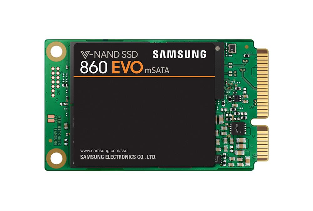 MZ-M6E1T0B/IT Samsung 860 EVO Series 1TB MLC SATA 6Gbps (AES-256 / TCG Opal 2.0) mSATA Internal Solid State Drive (SSD)