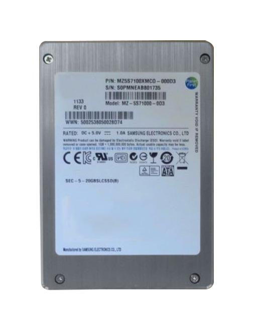 MZ5S7100XMC0-000D3 Samsung 100GB SLC SATA 3Gbps 2.5-inch Internal Solid State Drive (SSD)