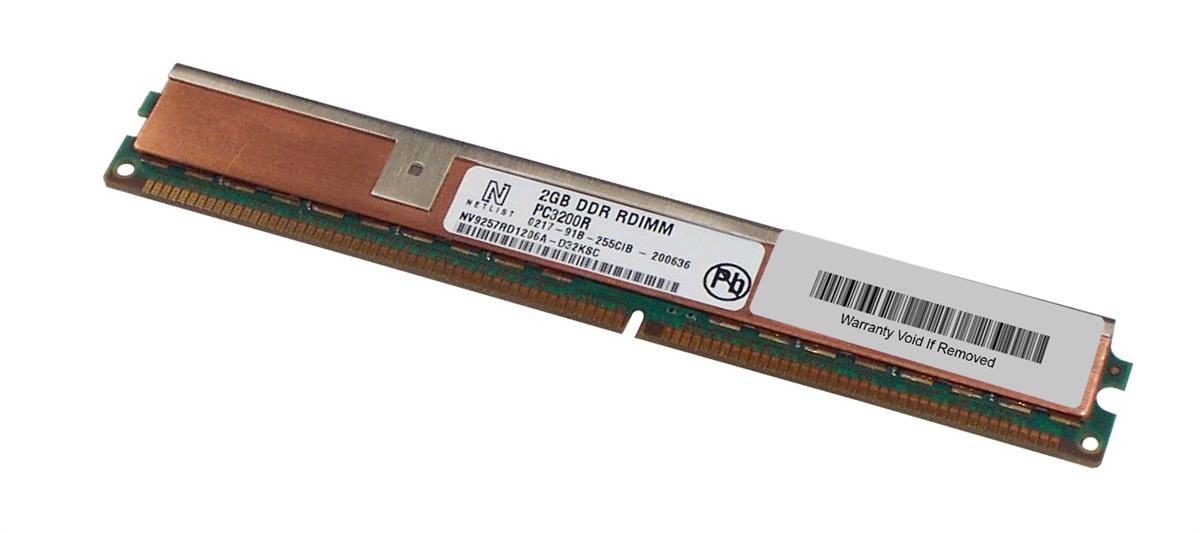 NV9257RD1206A-D32KSC NetList 2GB DDR1 PC3200 Memory