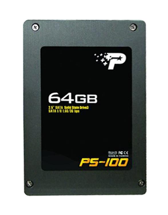 PS64GS25SSDR Patriot PS-100 Series 64GB MLC SATA 3Gbps 2.5-inch Internal Solid State Drive (SSD)