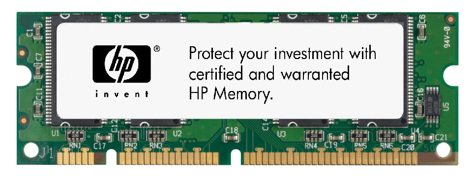 Q9121A HP 128MB PC100 100MHz non-ECC Unbuffered CL2 100-Pin DIMM Memory Module for HP Color LaserJet 2550 Series Printers