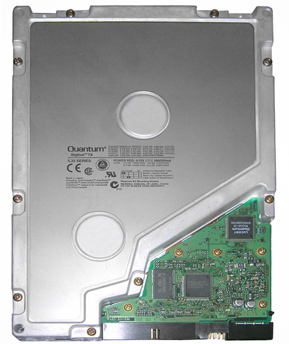 QM504000TX-A Quantum Bigfoot TX 4GB 4000RPM ATA-33 128KB Cache 5.25-inch Internal Hard Drive