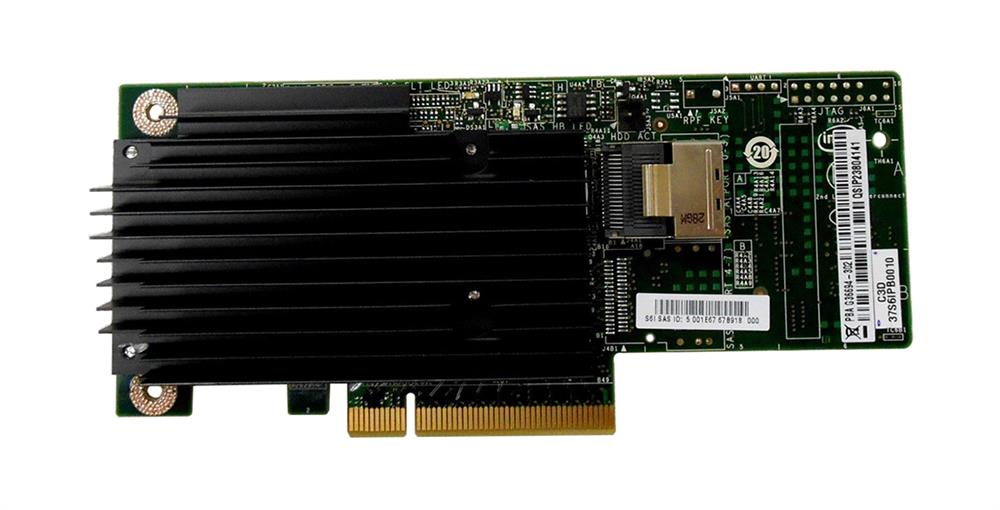 RMS25KB040 Intel 4-Port SAS 6Gbps / SATA 6Gbps PCI Express 2.0 x8 Low Profile MD2 RAID 0/1/1E/10 Controller Card