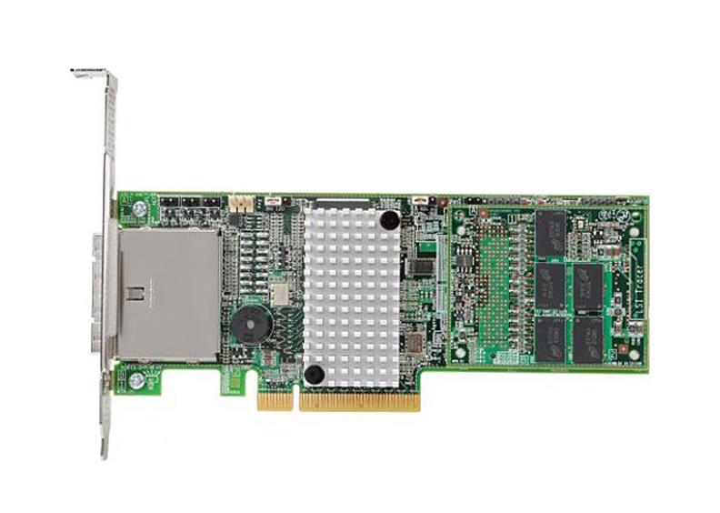 RS25NB008 Intel 1GB Cache 8-Port SAS 6Gbps / SATA 6Gbps PCI Express 2.0 x8 Low Profile MD2 RAID 0/1/5/6/10/50/60 Controller Card