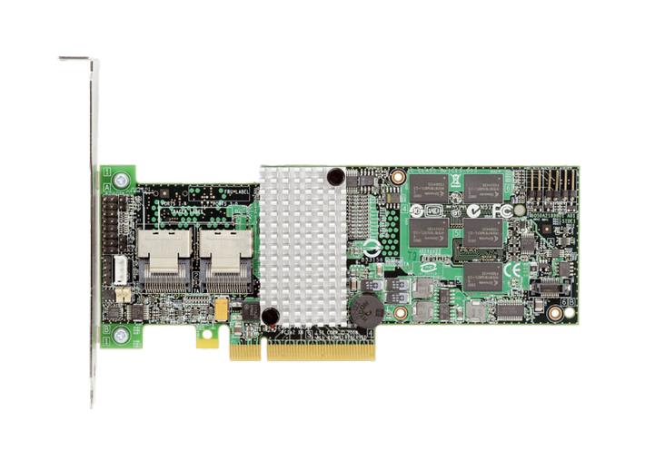 RS2BL080 Intel 512MB Cache 8-Port SAS 6Gbps / SATA 6Gbps PCI Express 2.0 x8 Low Profile MD2 RAID 0/1/5/6/10/50/60 Controller Card