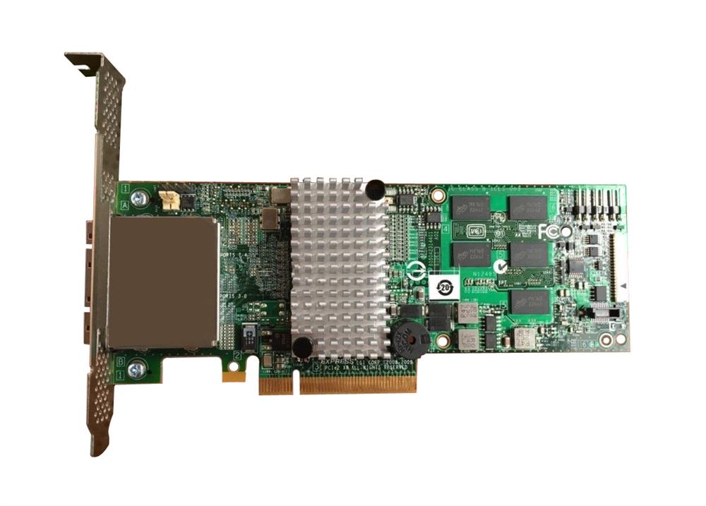 RS2PI008 Intel 512MB Cache 8-Port SAS 6Gbps / SATA 6Gbps PCI Express 2.0 x8 Low Profile MD2 RAID 0/1/5/6/10/50/60 Controller Card