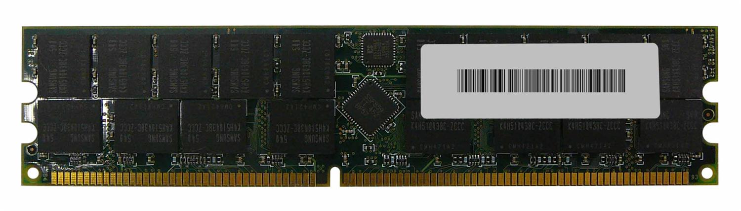 73P3241-PE Edge Memory 2GB PC3200 DDR-400MHz Registered ECC CL3 184-Pin DIMM 2.5V Memory Module