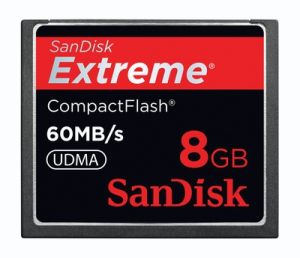 SDCFX-008G-A61 SanDisk Extreme 8GB CompactFlash (CF) Memory Card