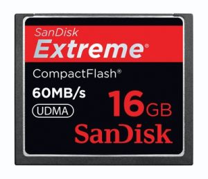 SDCFX-016G-A61 SanDisk Extreme 16GB CompactFlash (CF) Memory Card