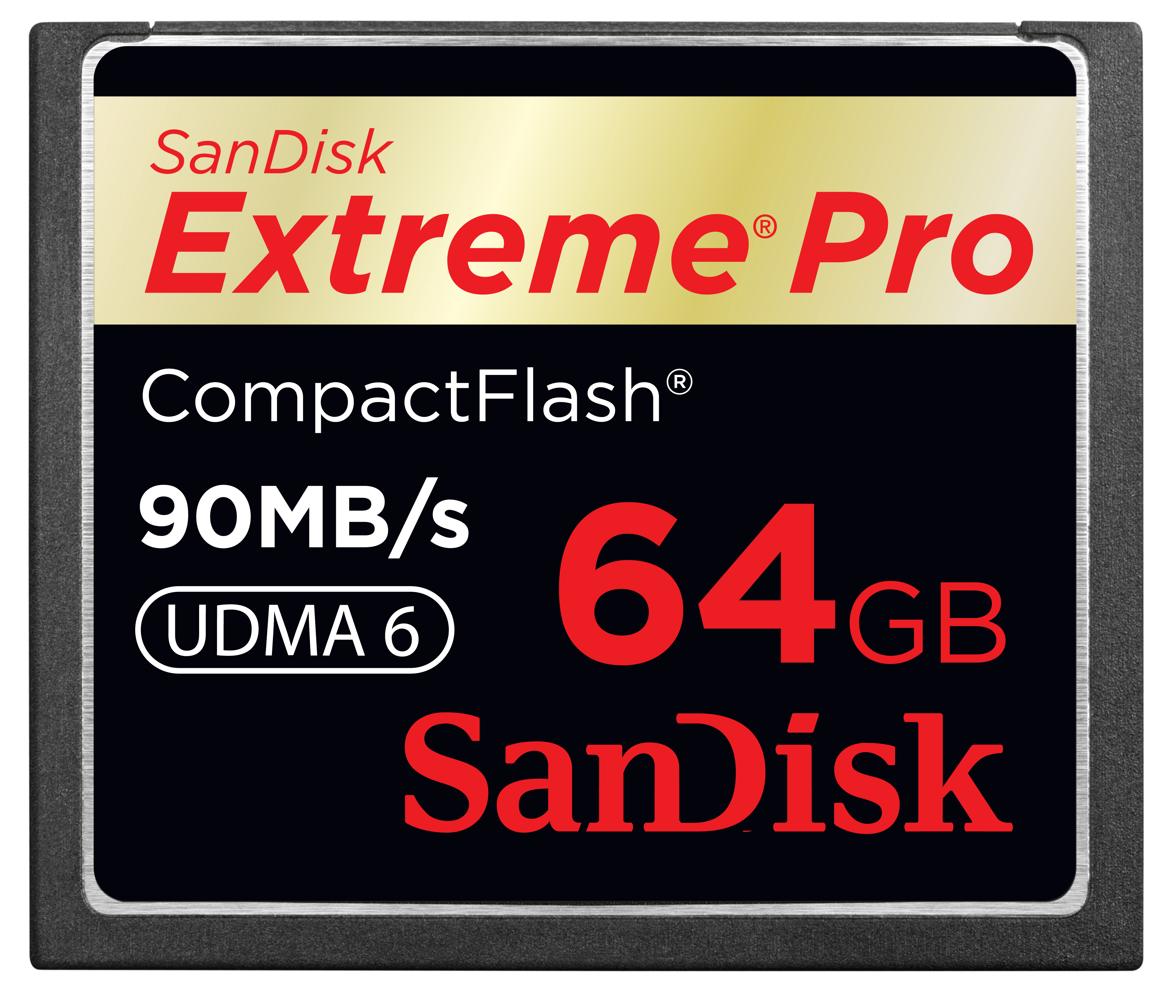 SDCFXP-064G-A91 SanDisk 64GB Extreme Pro 90MB/s UDMA 6 CompactFlash (CF) Memory Card