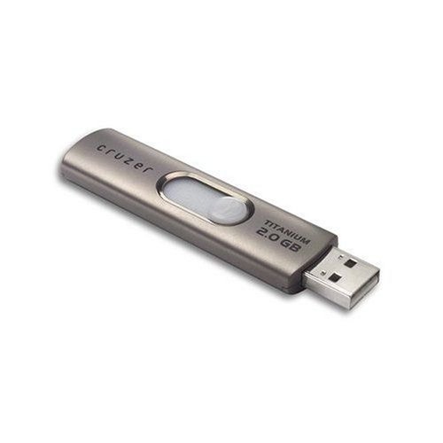 SDCZ7-2048-E10 SanDisk Cruzer Titanium U3 2GB USB 2.0 Flash Drive