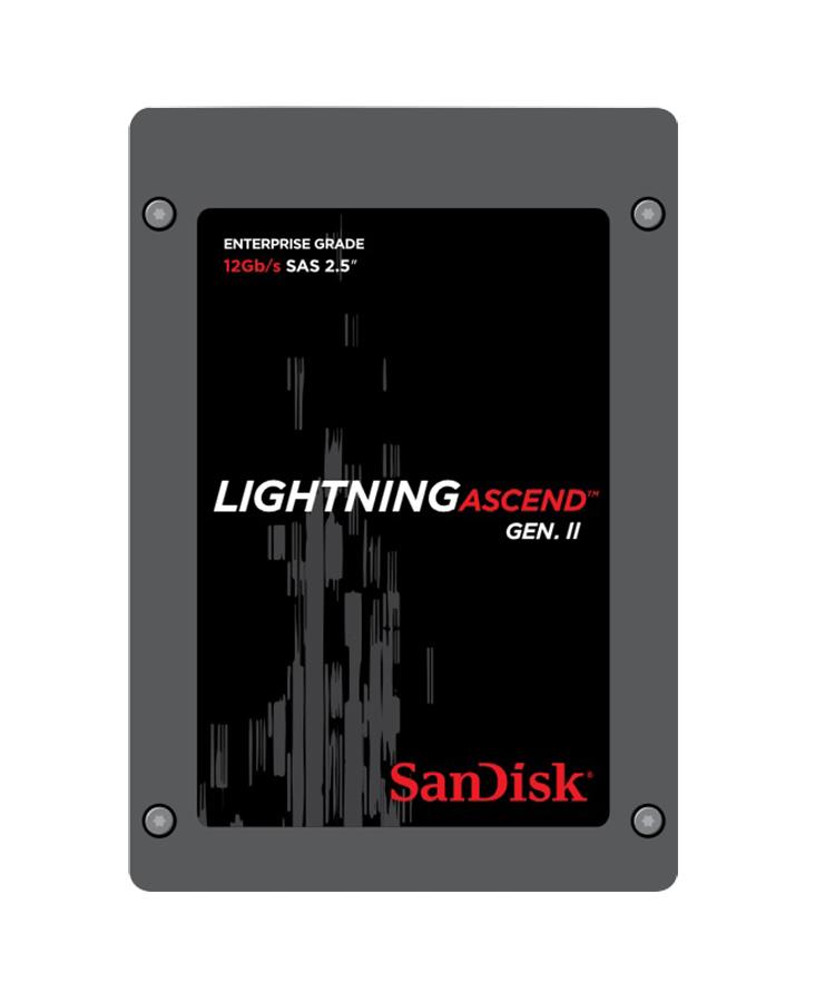 SDLTOCKM-016T SanDisk Lightning Ascend Gen II 1.6TB eMLC SAS 12Gbps (SED / ISE) 2.5-inch Internal Solid State Drive (SSD)