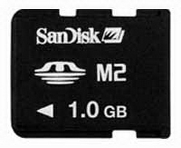 SDMSM2-1024-P60M Sandisk 1GB Memory Stick Micro (M2)