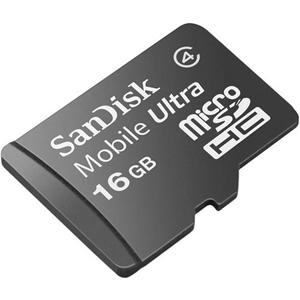SDSDQY-016G-A11M SanDisk Mobile Ultra 16GB Class 4 microSDHC Flash Memory Card